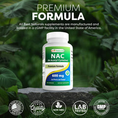 Best Naturals frasco al lado de objeto para escala mostrando tamaño real del envase
