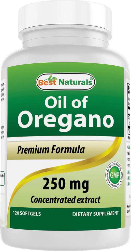 Best Naturals envase frontal claro mostrando 120 cápsulas, conveniencia diaria