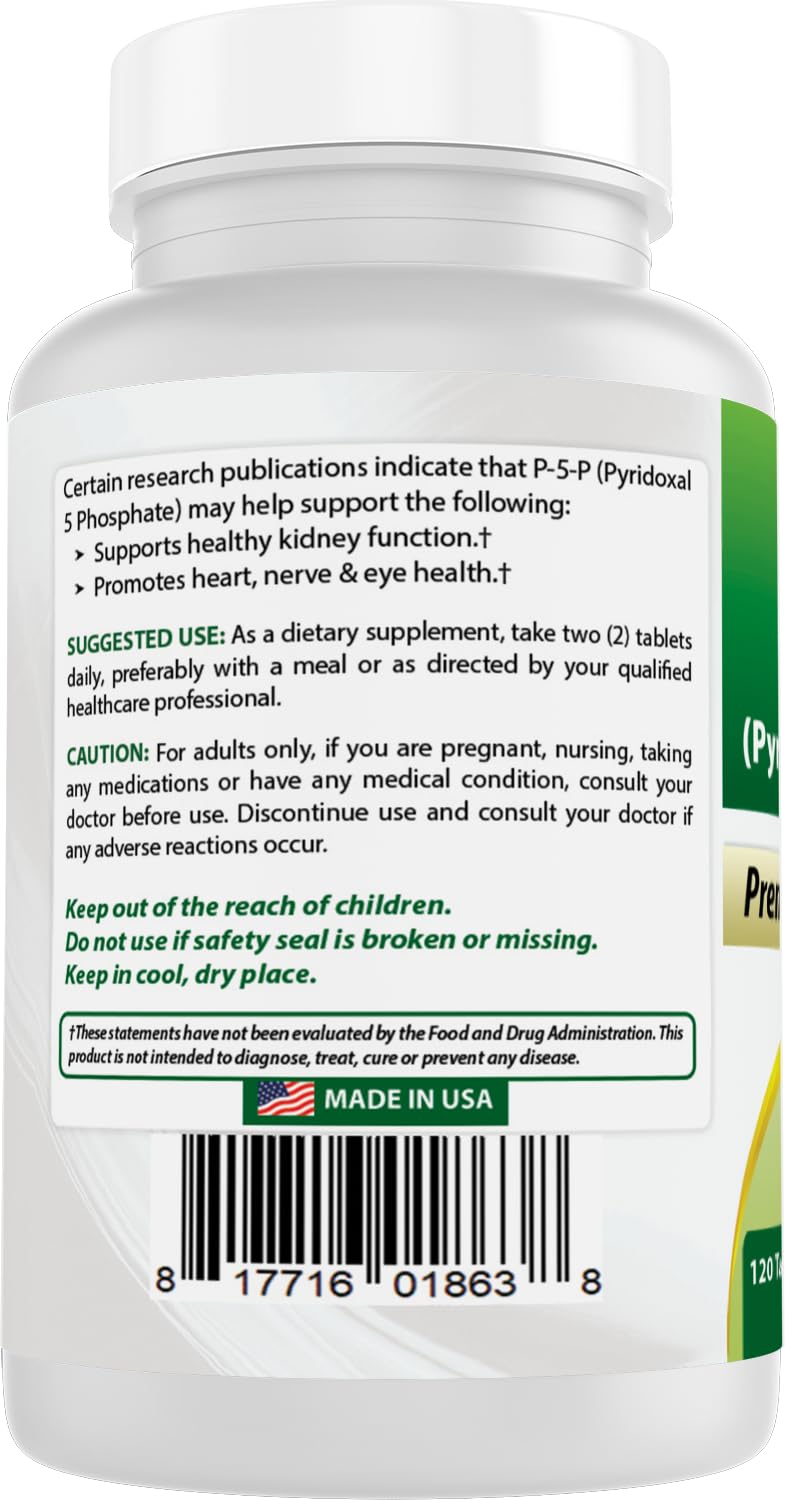 Best Naturals frasco P5P en cocina que sugiere integración en la rutina diaria