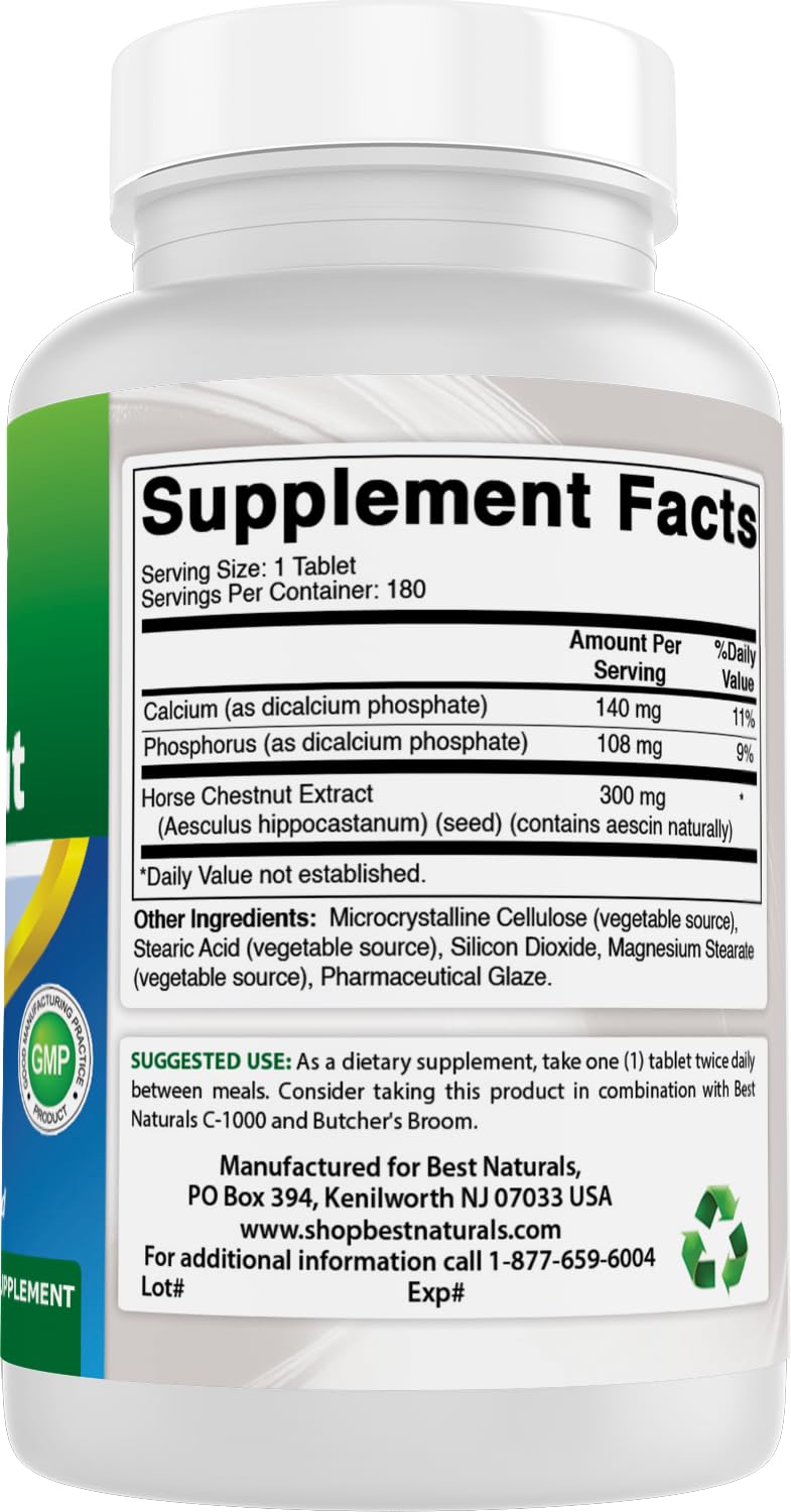 Best Naturals tableta en mano indicando dosis y conveniencia