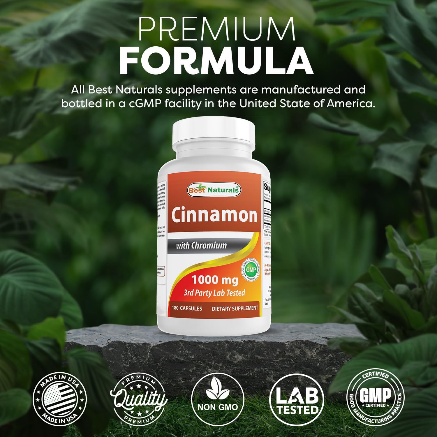 Best Naturals comparación de tamaño con mano para escala práctica