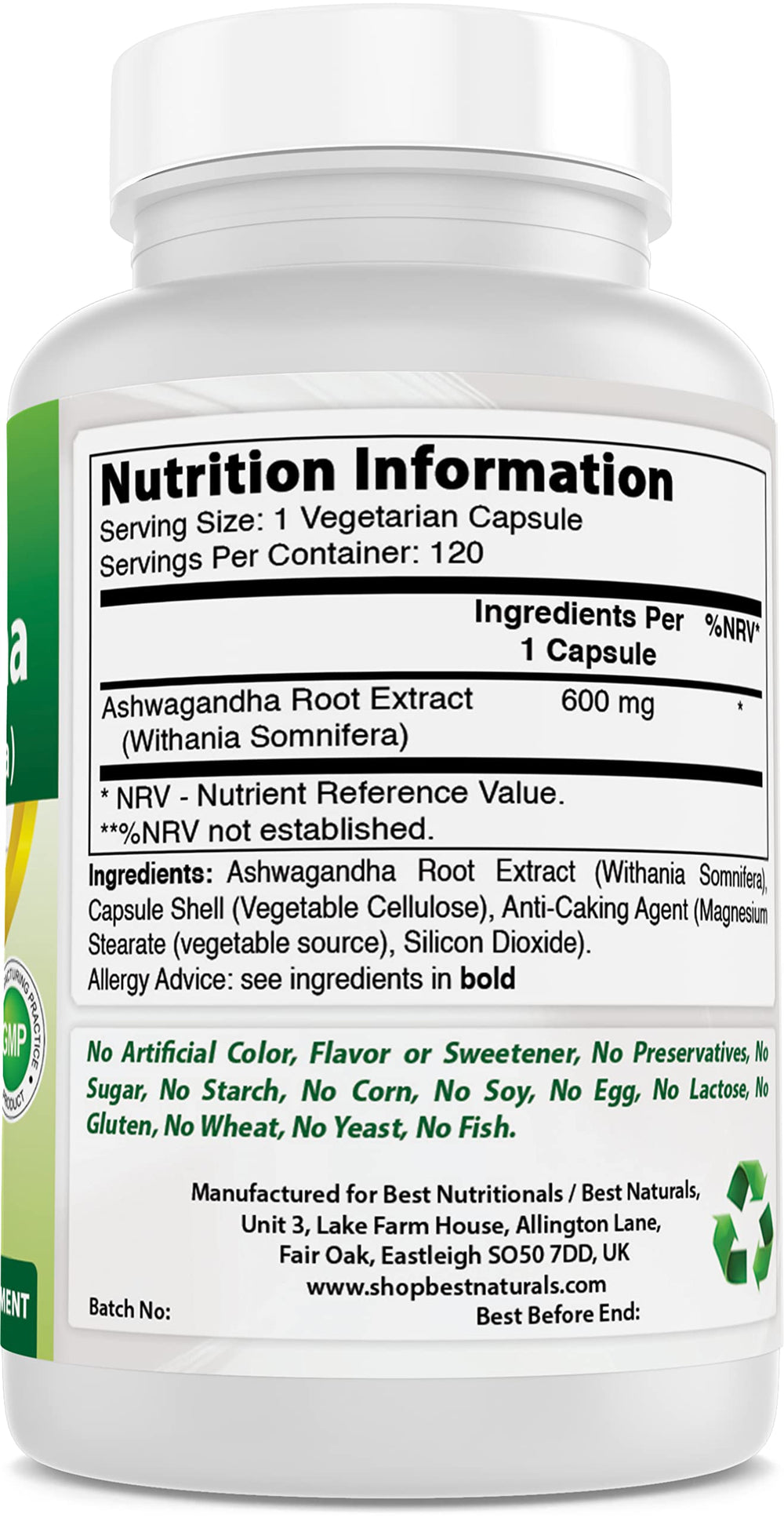 Best Naturals en uso por persona relajada para inspirar bienestar