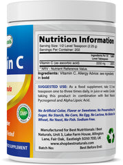 Best Naturals primer plano de la textura del polvo para una dosificación precisa