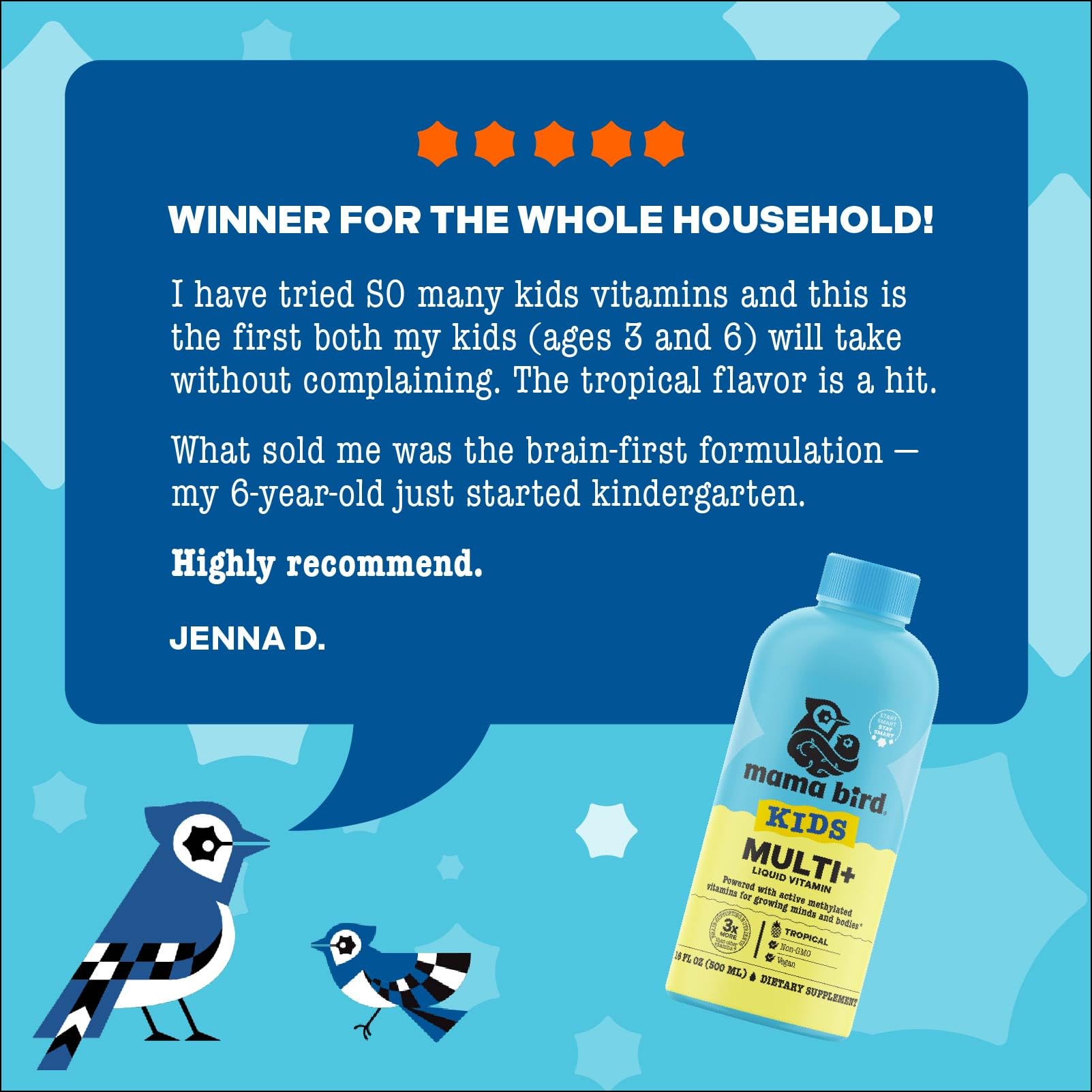 Best Nest Wellness etiqueta de ingredientes destacando lo orgánico