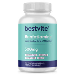 BESTVITE botella frontal mostrando 240 cápsulas y etiqueta clara para suministro prolongado