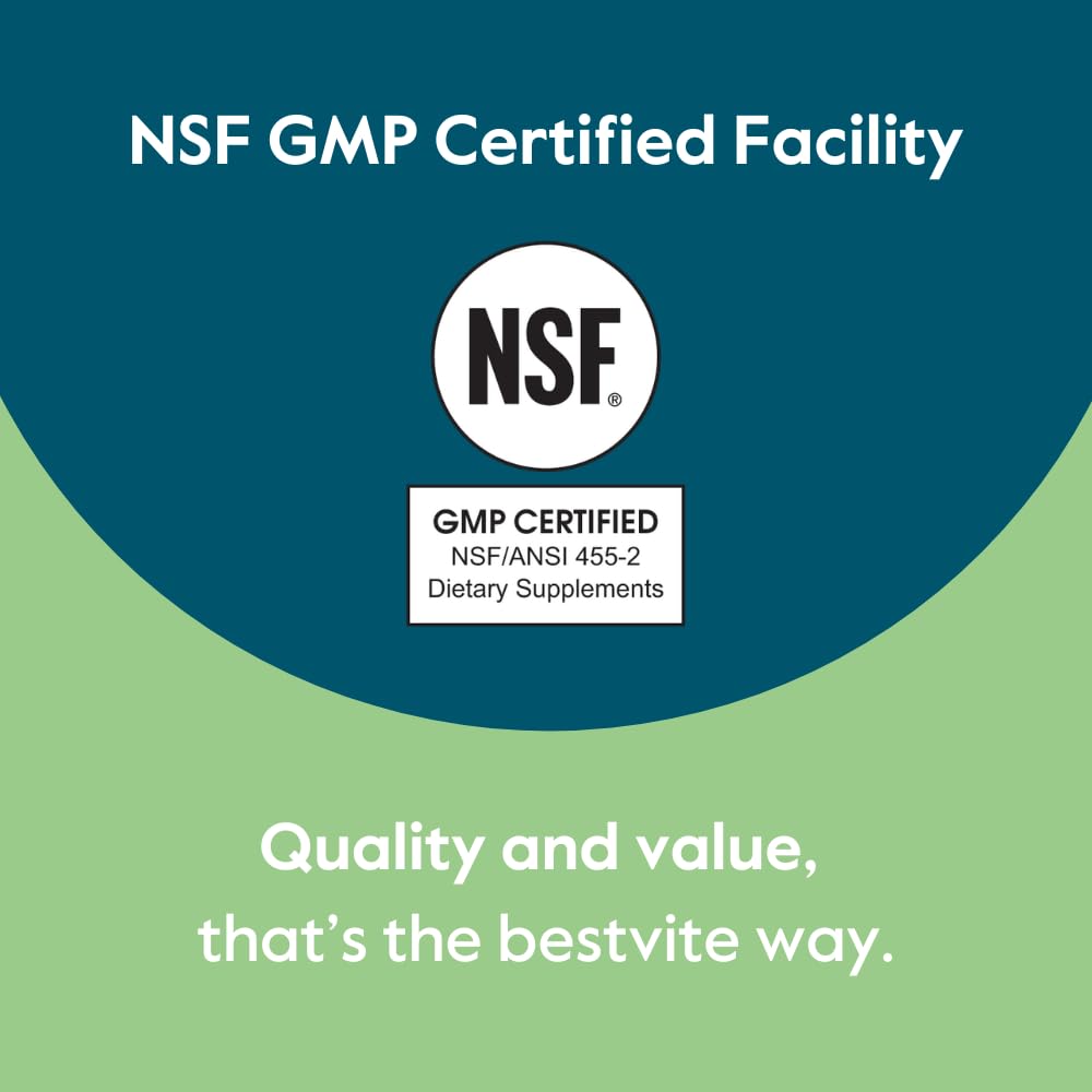 BESTVITE placa de certificación GMP en fábrica que resalta control de calidad