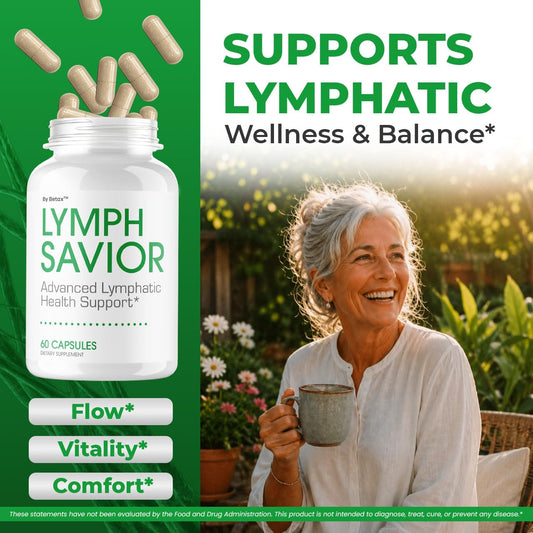 BetaX Lymph Savior muestra textura de cápsulas y recubrimiento, fácil ingestión