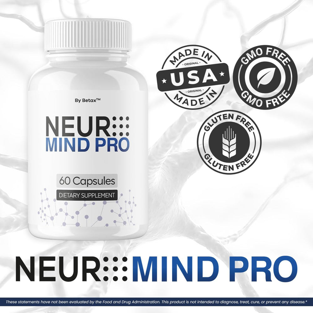 BetaX NeuroMind Pro etiqueta nutricional clara con ingredientes