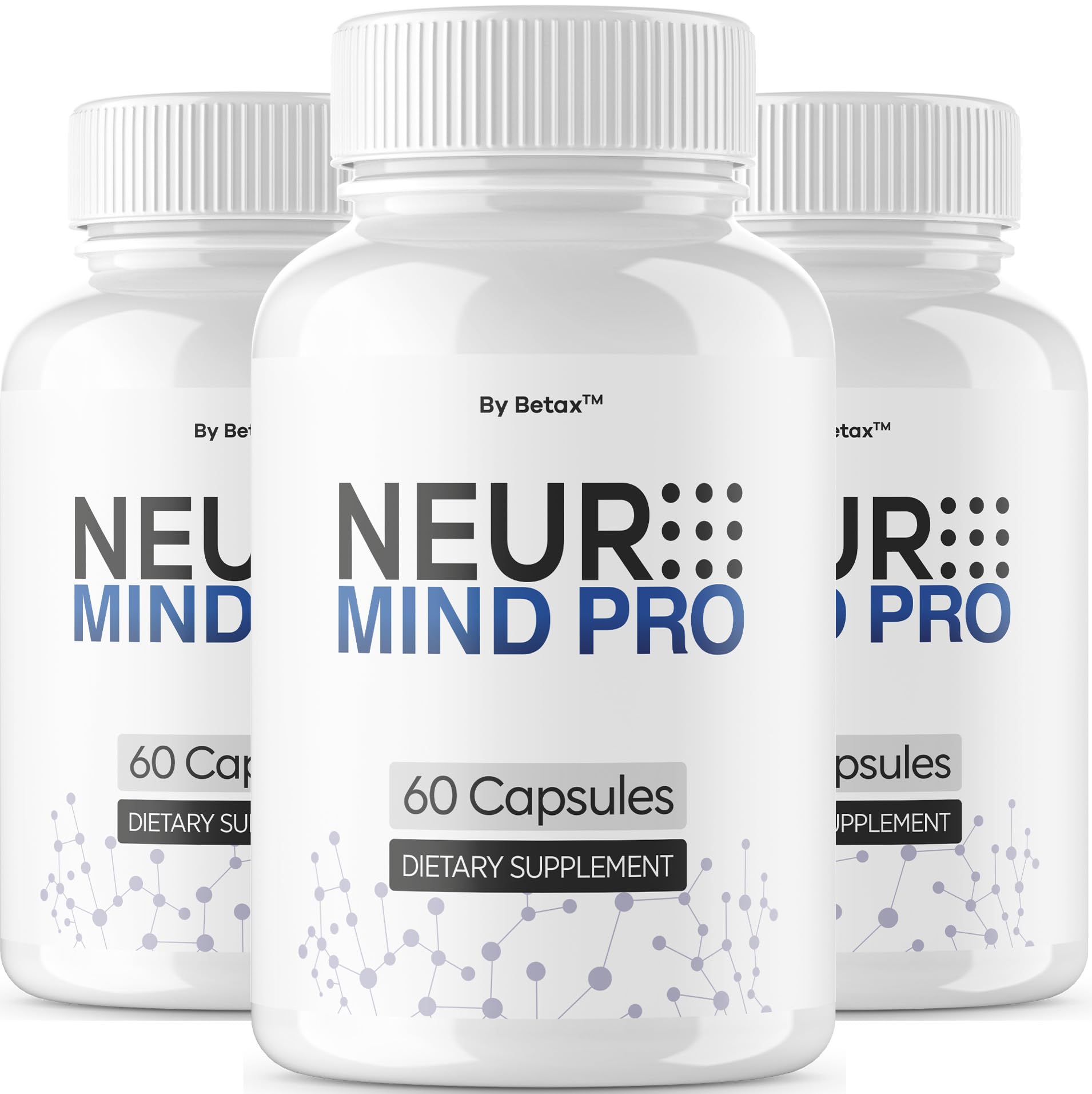 BetaX NeuroMind Pro frente del frasco mostrando diseño y nombre