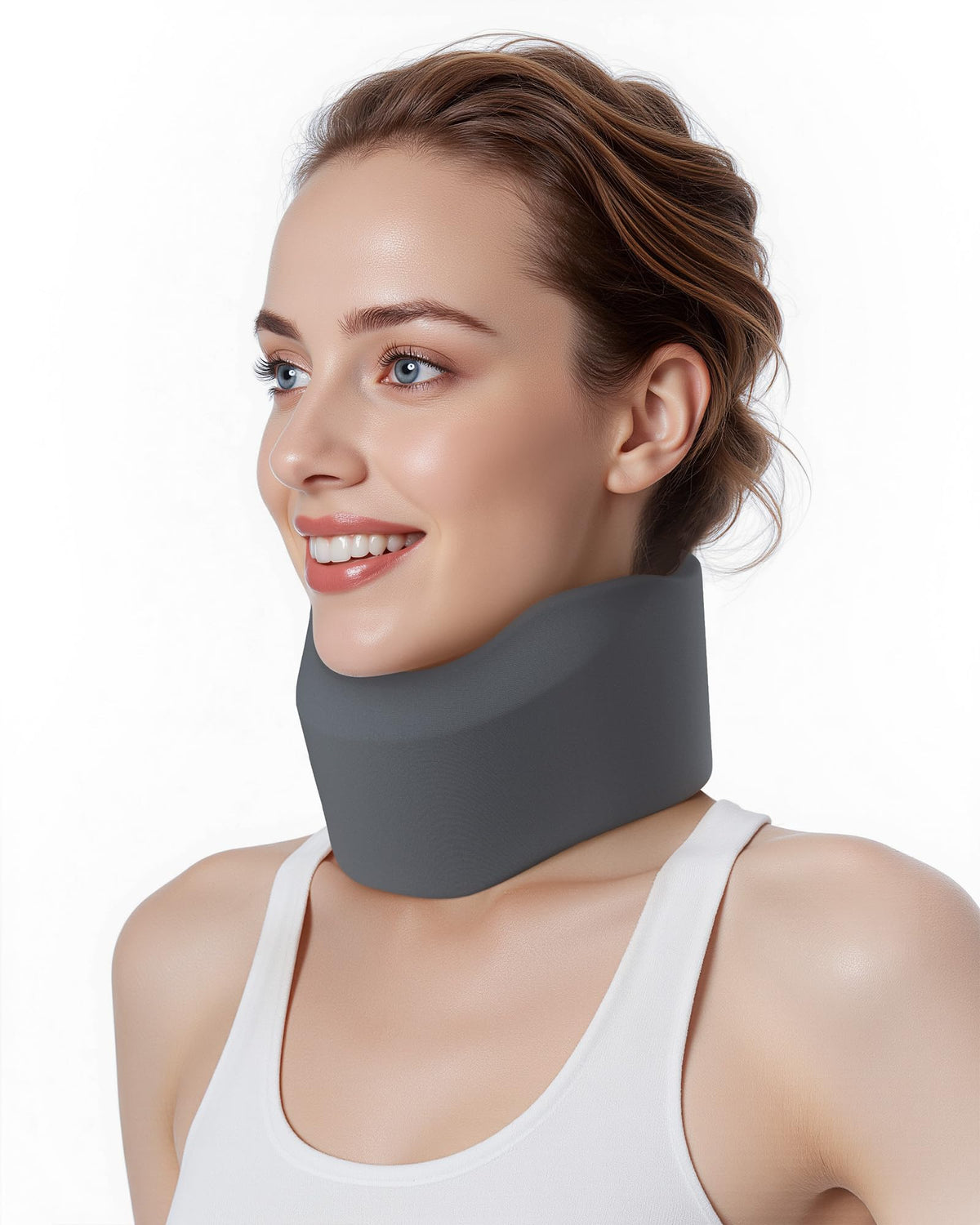 BETOVIN vista frontal del collarín mostrando soporte y diseño ergonómico para comodidad