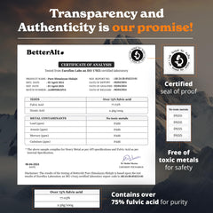 Better Alt etiqueta y informe de laboratorio para transparencia