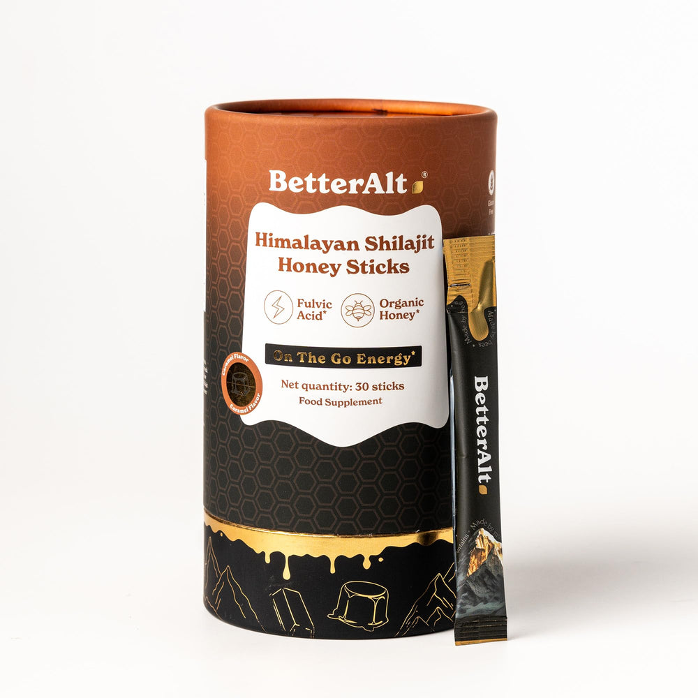 Better Alt paquete frontal mostrando caja con 30 sticks y beneficios
