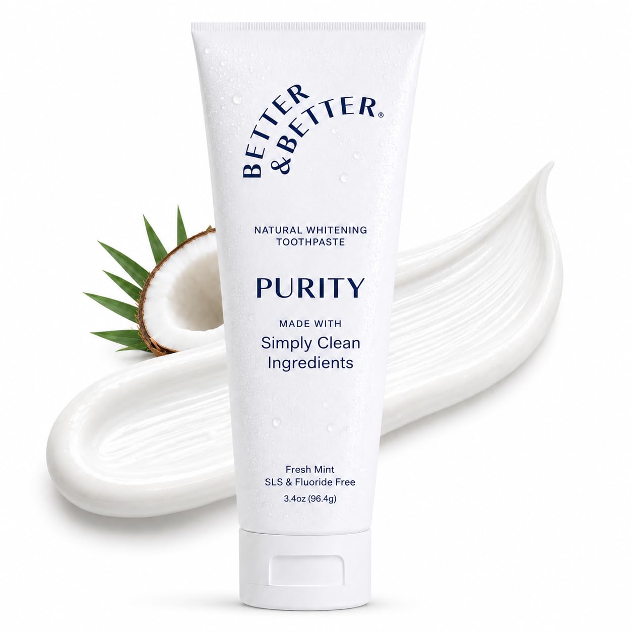 Better & Better frente del tubo mostrando marca y beneficio natural