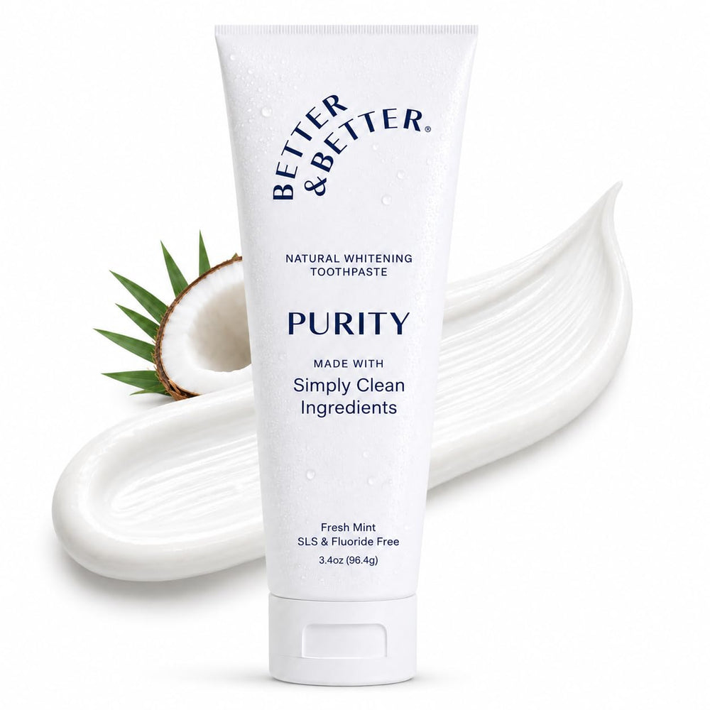 Better & Better frente del tubo mostrando marca y beneficio natural