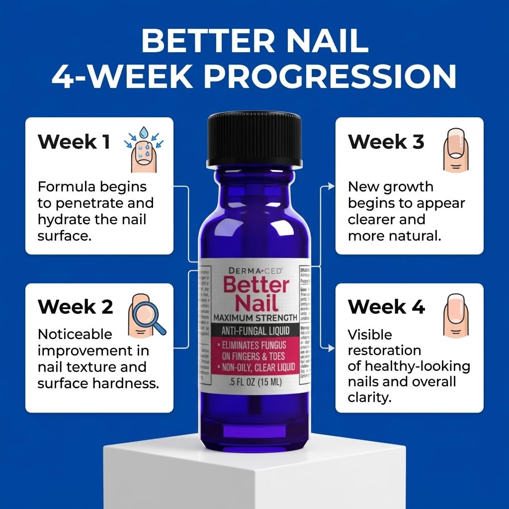 Better Nail aceites naturales cerca del frasco mostrando nutrición