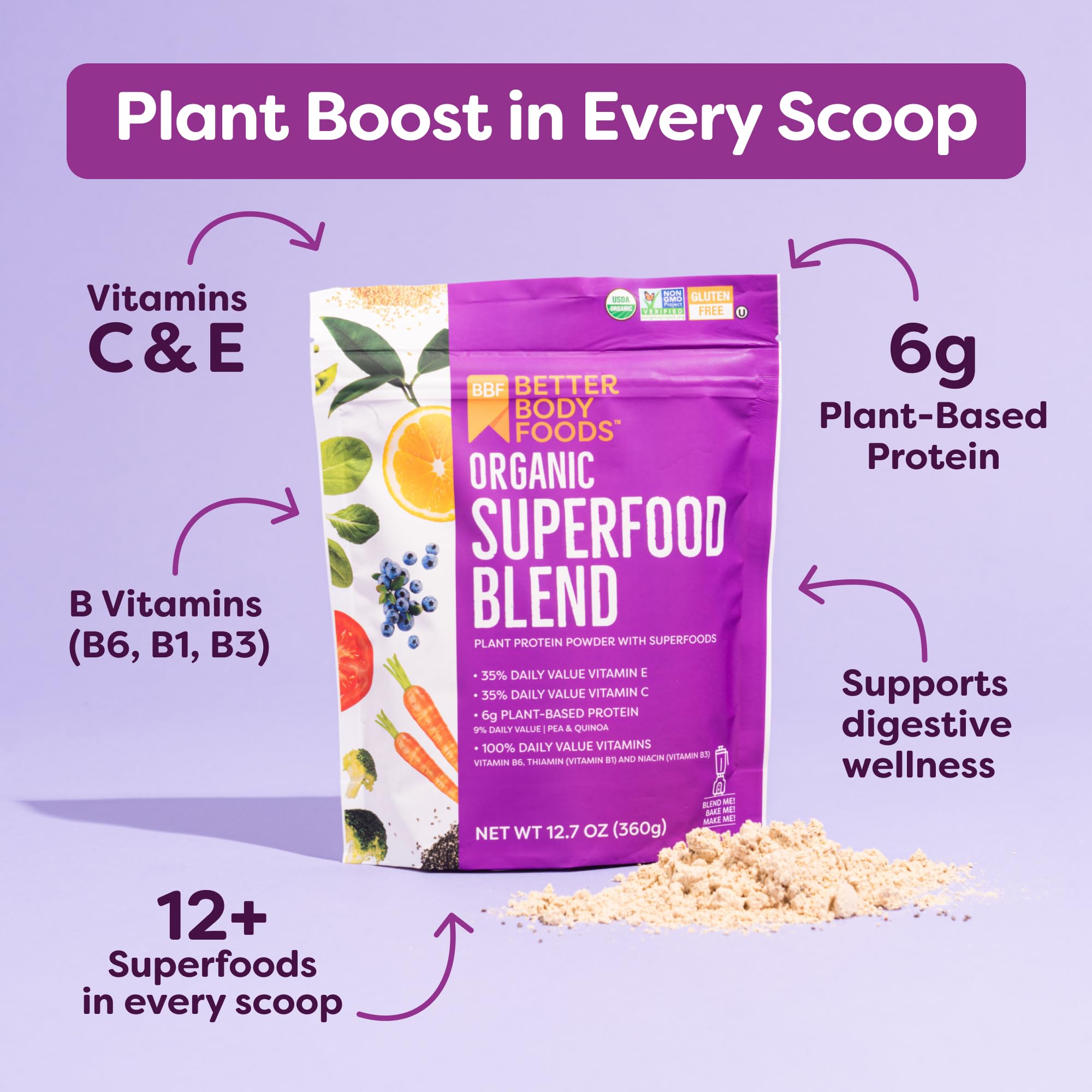 BetterBody Foods en batido preparado, añade proteína y nutrientes al instante