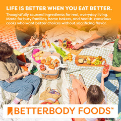 BetterBody Foods producto en mesa de desayuno resaltando versatilidad en recetas