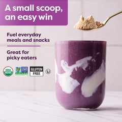 BetterBody Foods etiqueta de ingredientes, información clara y certificada