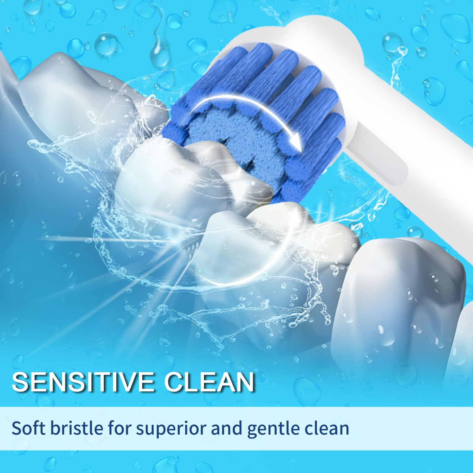 Betterchoi detalle de cerdas suaves para limpieza delicada de encías