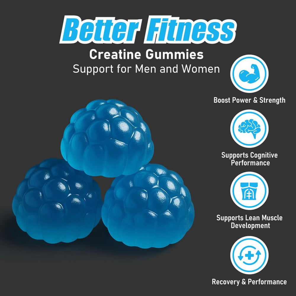 Detalle de textura de la gominola BetterFitness que facilita la toma diaria