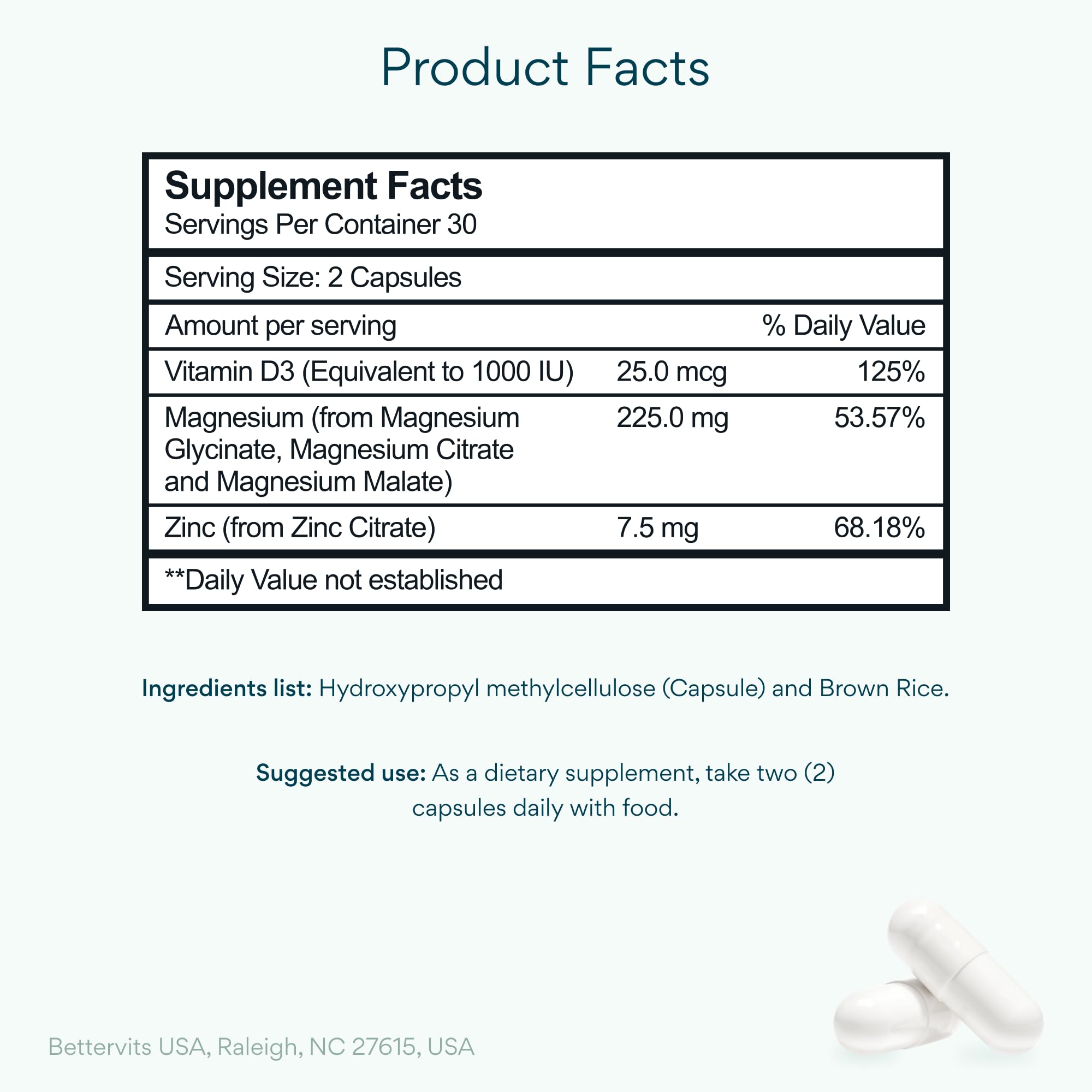 Bettervits cápsula en primer plano para absorción y comodidad digestiva