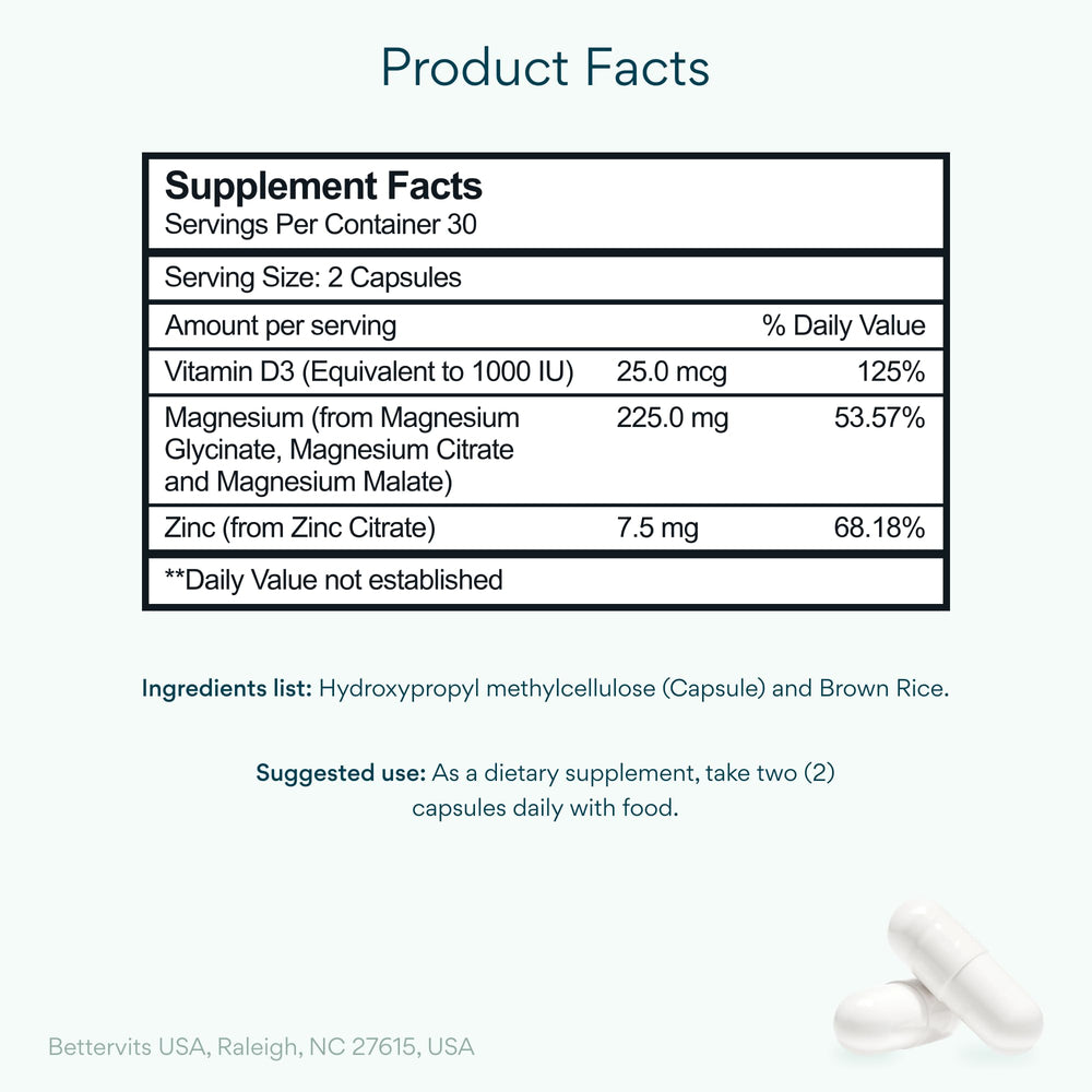 Bettervits cápsula en primer plano para absorción y comodidad digestiva