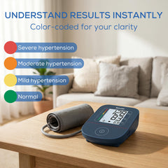 Beurer BM25 junto a pilas y cable USB-C, opciones de alimentación versátiles