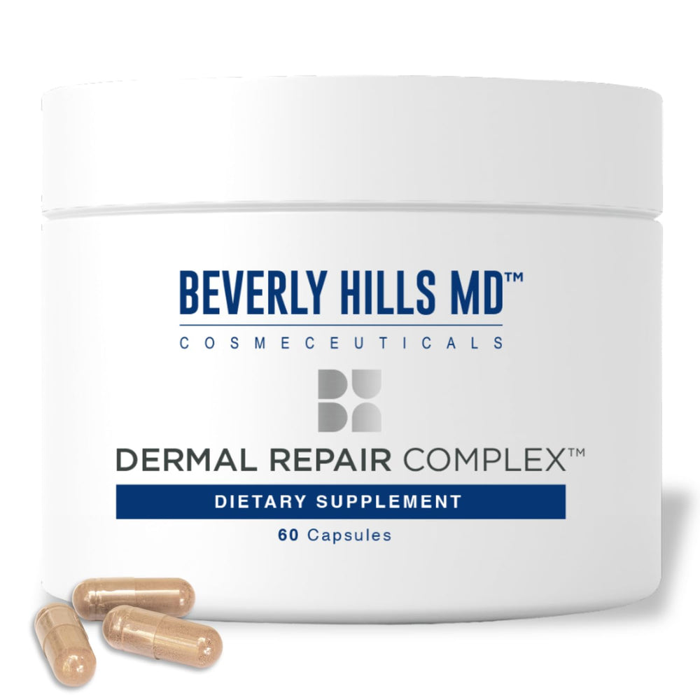 Beverly Hills MD envase frontal mostrando la marca y beneficio antiedad