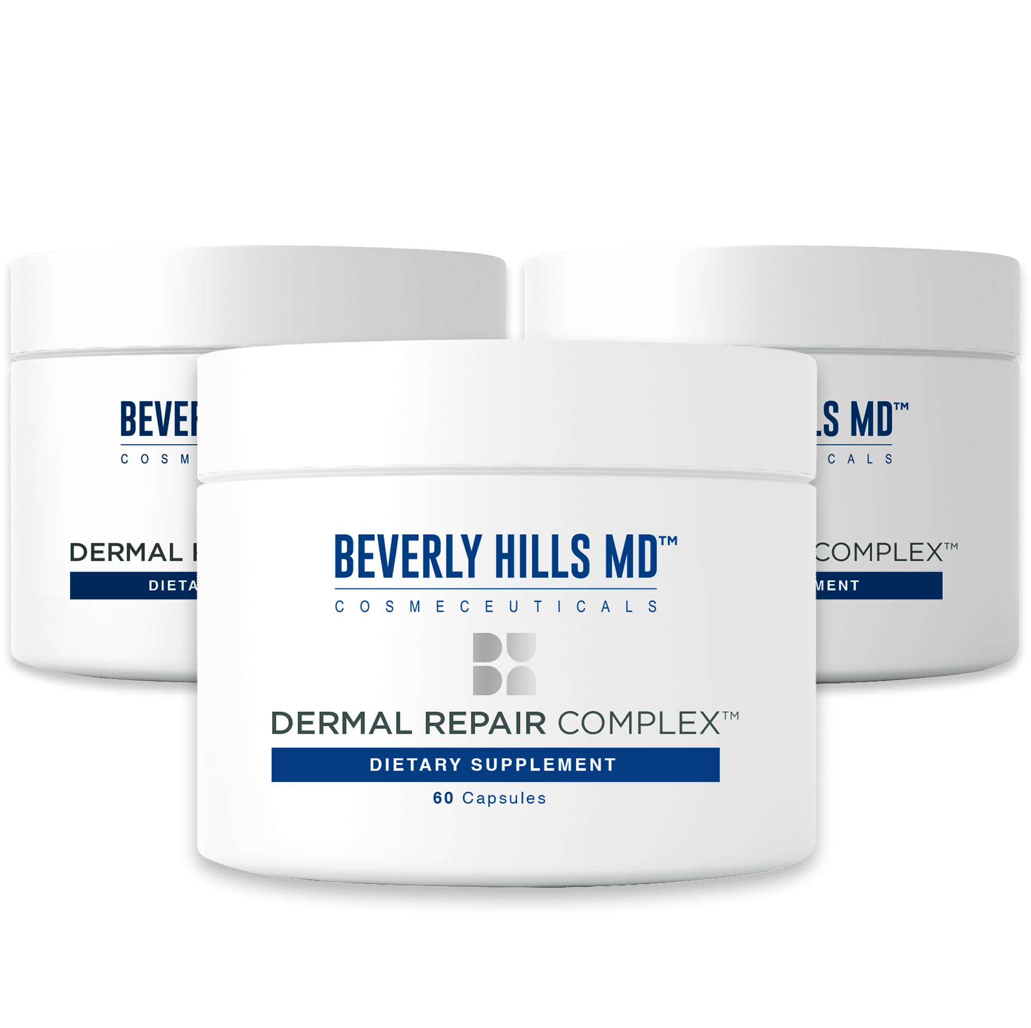 Beverly Hills MD frontal del empaque mostrando el producto y beneficio visual