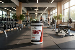 Beverly International Creatine Select cucharilla medidora mostrando dosis por servicio