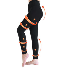 Bewzilove leggings frente del empaque mostrando diseño y compresión 20-30 mmHg, confianza de compra