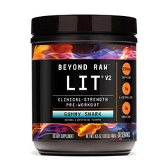 BEYOND RAW envase LIT V2 frente mostrando diseño y claridad