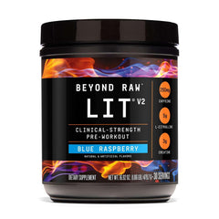 BEYOND RAW LIT V2 frente del envase mostrando diseño y cantidad