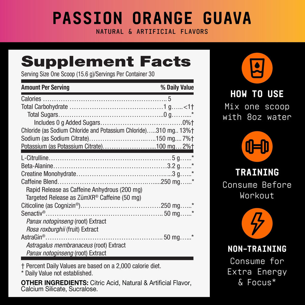 BEYOND RAW etiqueta en primer plano destacando ingredientes y beneficios