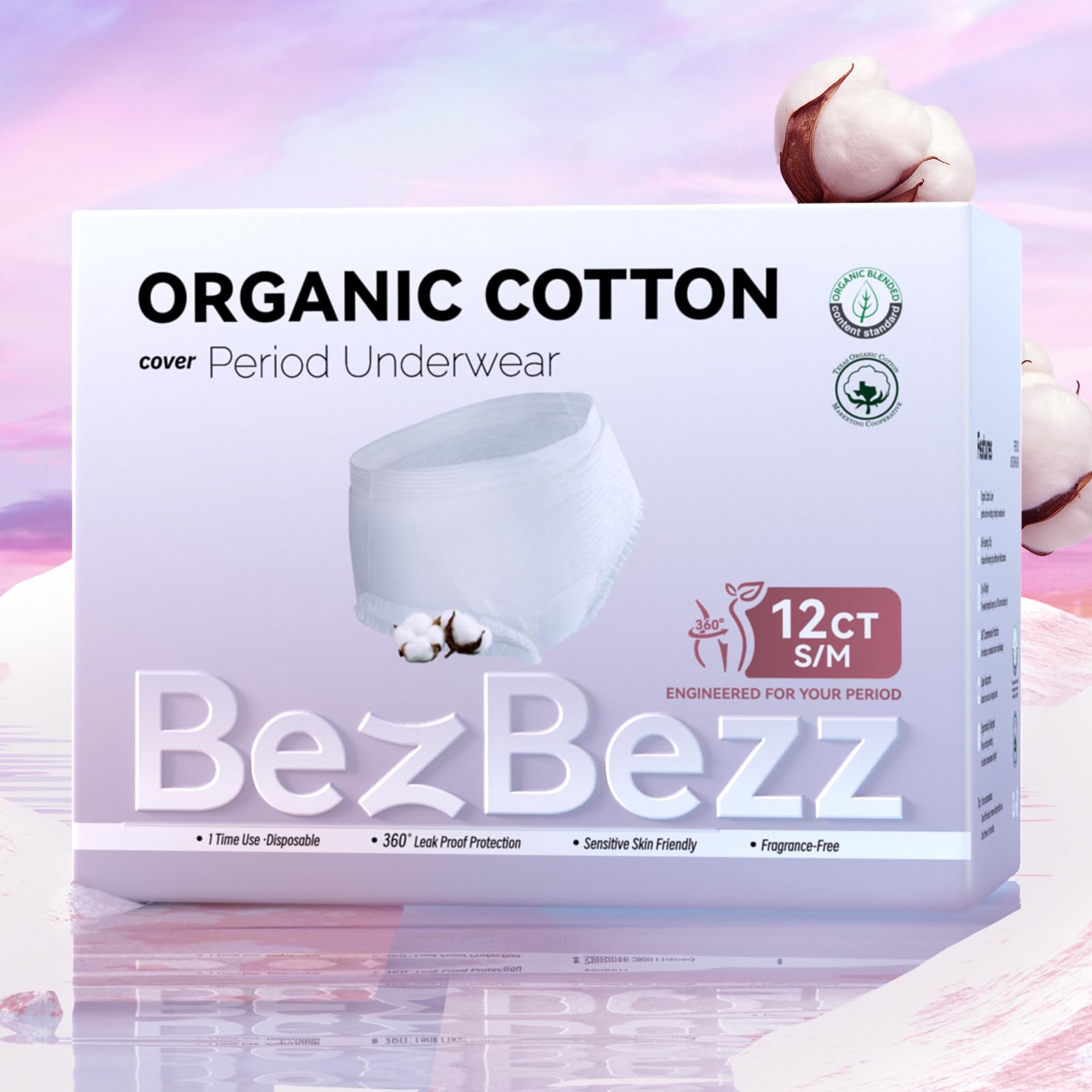 BezBezz empaque frontal mostrando 12 unidades y protección confiable