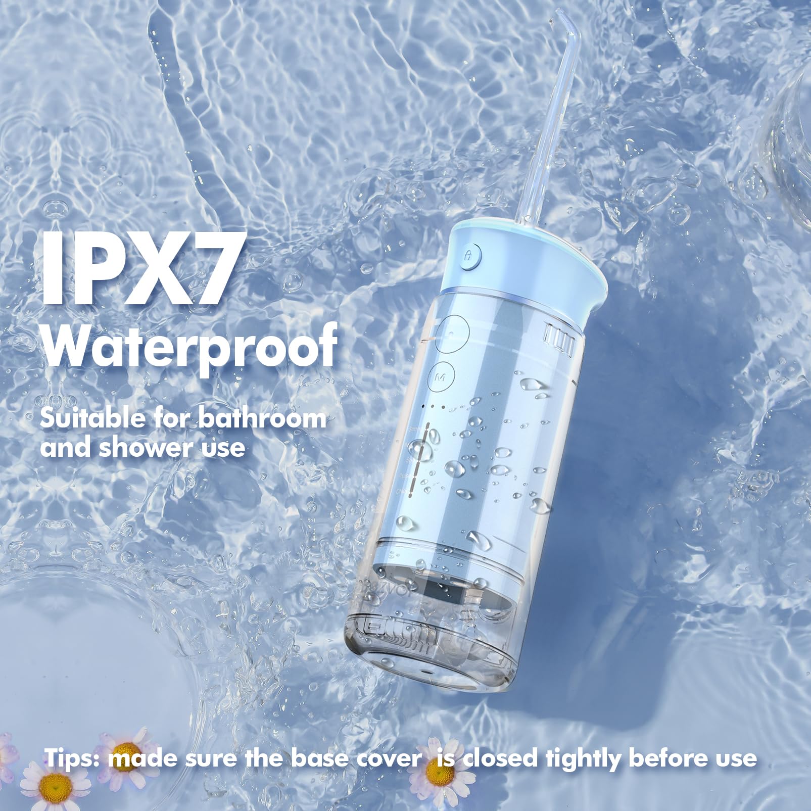 Bezvoi funda impermeable cerrada protegiendo el irrigador y boquillas durante desplazamientos