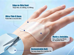 BFEJAY parche hidrocoloide en rodilla de deportista mostrando resistencia al movimiento