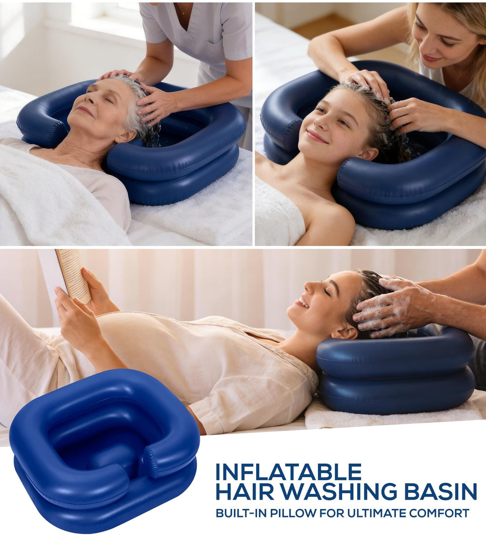BIBIHAHA primer plano del reposacuellos inflable que proporciona soporte cómodo