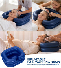 BIBIHAHA primer plano del reposacuellos inflable que proporciona soporte cómodo