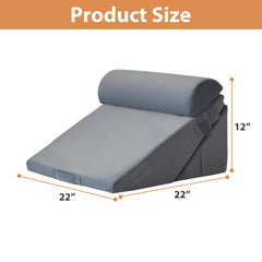 BIEEZZK cuñas colocadas en cama para lectura, respaldo ergonómico
