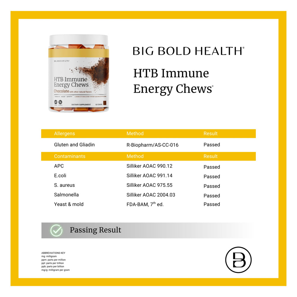 BIG BOLD HEALTH etiqueta nutricional clara para revisar ingredientes y dosis