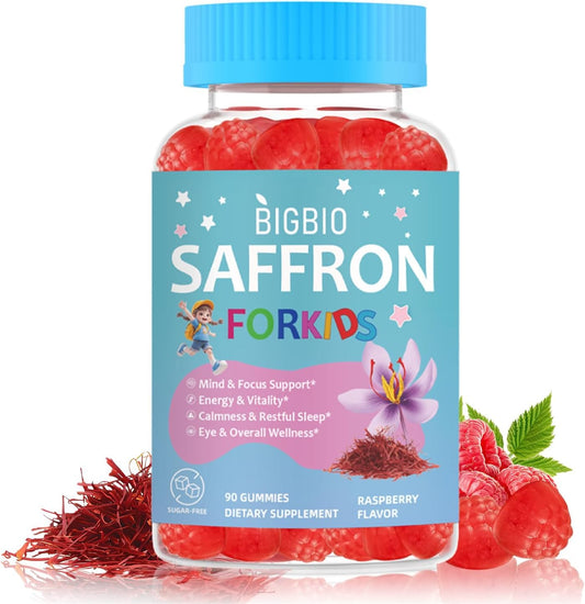 BIGBIO frontal del envase mostrando gominolas y beneficios para calma