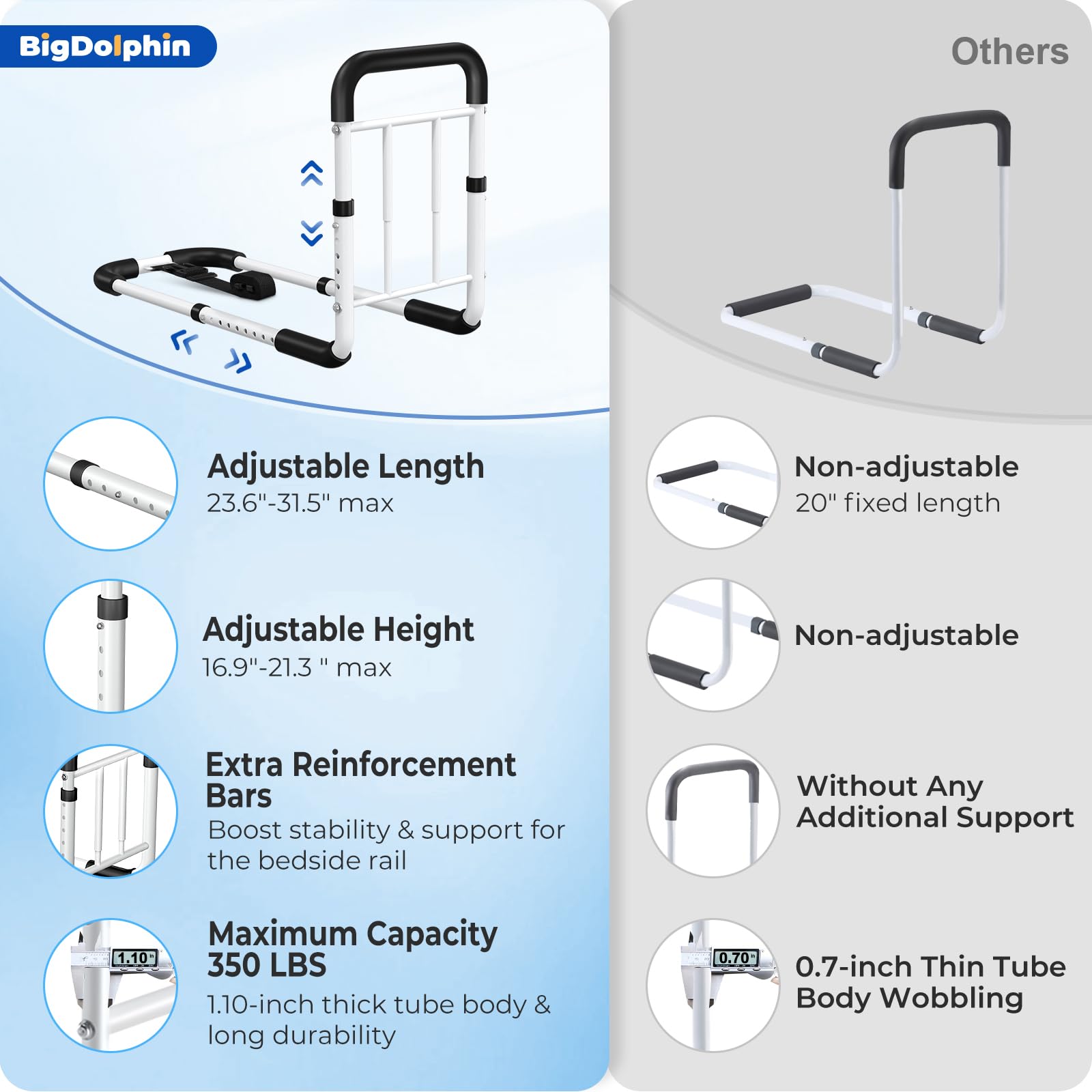 BigDolphin bolsa de almacenamiento incluye bolsillo para objetos personales