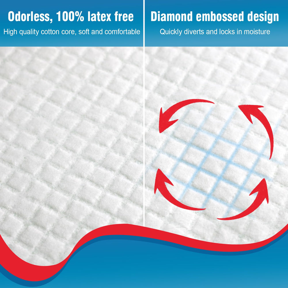 BIGGMED empaque abierto con almohadillas listas para uso inmediato