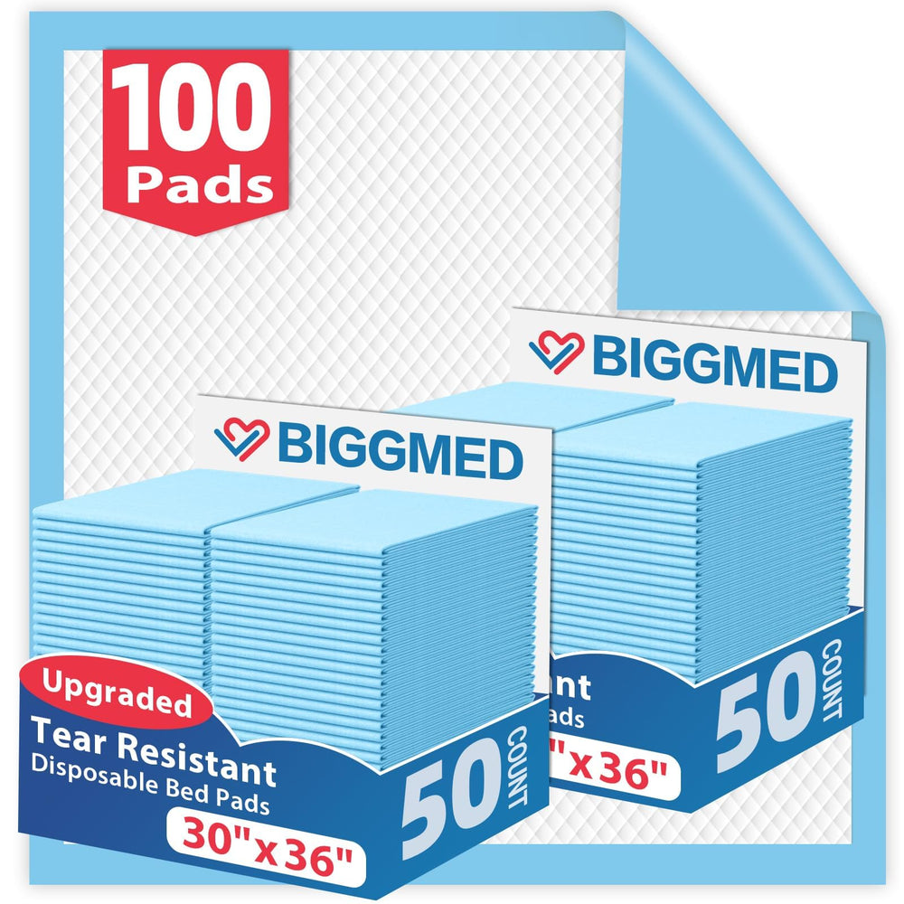 BIGGMED protector frontal en paquete mostrando 100 unidades y protección duradera