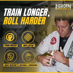 Bighorn Athletics rollo desplegado que muestra la longitud de 45 pies y versatilidad