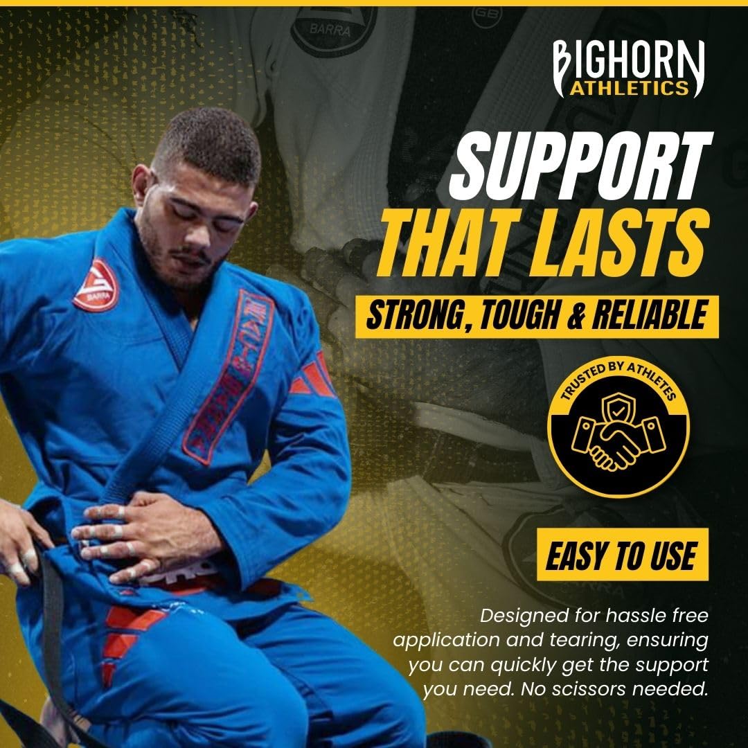 Bighorn Athletics etiqueta con composición y beneficios para piel y adherencia