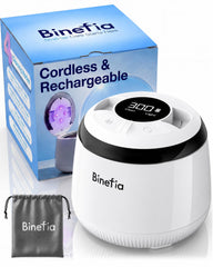 Binefia vista frontal del limpiador portátil, limpieza eficaz en viaje