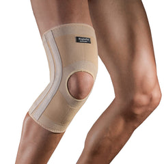 BingboPro rodillera vista frontal mostrando soporte y diseño ergonómico