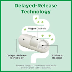 Bio-K+ Advanced Bowel Support packaging on shelf signals vegan probiotic option